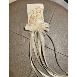 6Pcs/Set Star Shaped Ribbon Hair Clip Colorful Satin Ribbon SideClip Cute Headwear Girls Ladies Party Daily Hairstyle Decoration