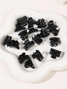 18Pcs Leopard Small Hair Claw Clips for Thin Hair No Slip Mini Hair Jaw Clips Hair Styling Accessories for Women Girls