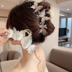 Super Fairy Butterfly Hair Clip, Large Shark Clip for the Back of the Head, Hair Accessory for Girls and Women, Suitable for Half-Tied Hairstyles, Perfect for Shopping and Everyday Casual Wear