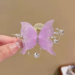 Super Fairy Butterfly Hair Clip, Large Shark Clip for the Back of the Head, Hair Accessory for Girls and Women, Suitable for Half-Tied Hairstyles, Perfect for Shopping and Everyday Casual Wear