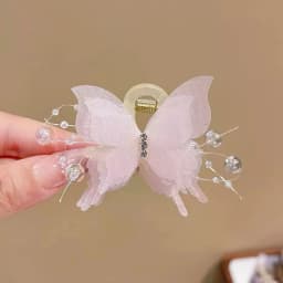 Super Fairy Butterfly Hair Clip, Large Shark Clip for the Back of the Head, Hair Accessory for Girls and Women, Suitable for Half-Tied Hairstyles, Perfect for Shopping and Everyday Casual Wear