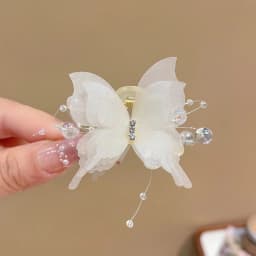 Super Fairy Butterfly Hair Clip, Large Shark Clip for the Back of the Head, Hair Accessory for Girls and Women, Suitable for Half-Tied Hairstyles, Perfect for Shopping and Everyday Casual Wear