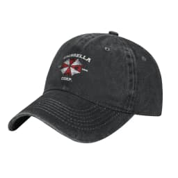 Umbrella Corporation Unisex Style Baseball Cap Distressed Washed Caps Hat Retro Outdoor Running Golf Unstructured Soft Sun Cap