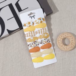 10/16/20PCS Girl Hair Clips Baby BB Clips Floral Candy Color Cotton Hairpin Barrettes 2026 New Style Secure Kid Hair Accessories