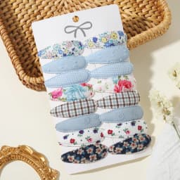 10/16/20PCS Girl Hair Clips Baby BB Clips Floral Candy Color Cotton Hairpin Barrettes 2026 New Style Secure Kid Hair Accessories
