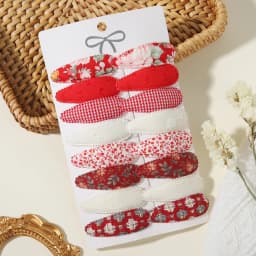 10/16/20PCS Girl Hair Clips Baby BB Clips Floral Candy Color Cotton Hairpin Barrettes 2026 New Style Secure Kid Hair Accessories