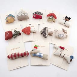 Cartoon Hair Clips for Girls Handmade Hairpins Baby Side Clip Cute Newborn Hair Accessories Kids Hair Holder Photography Props