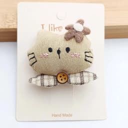 Cartoon Hair Clips for Girls Handmade Hairpins Baby Side Clip Cute Newborn Hair Accessories Kids Hair Holder Photography Props