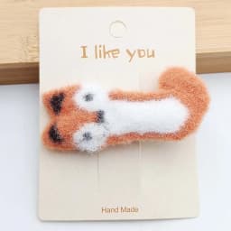 Cartoon Hair Clips for Girls Handmade Hairpins Baby Side Clip Cute Newborn Hair Accessories Kids Hair Holder Photography Props