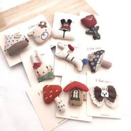 Cartoon Hair Clips for Girls Handmade Hairpins Baby Side Clip Cute Newborn Hair Accessories Kids Hair Holder Photography Props