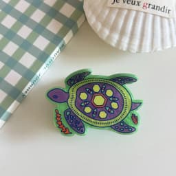 1pc Cute Animal Grab Clip Acrylic Hair Grab Cartoon Versatile Shark Clip New Hair Clip