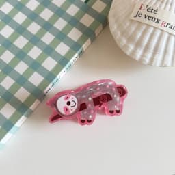 1pc Cute Animal Grab Clip Acrylic Hair Grab Cartoon Versatile Shark Clip New Hair Clip