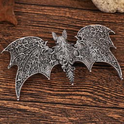 Viking Retro Gothic Bat Women's Hair Clip Personalized Fashion Multi functional Party Hair Accessories Perfect Gift Choice