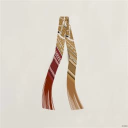 Retro Women's Decorative Silk Scarf Multi-purpose Fashion Accessory Twill Silk Decorative Ribbon 130x5cm Binding Bag Scarfs