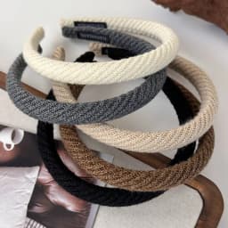 Autumn/spring New Woolen Knitting Twill Headband for Woman Girl Retro Elegant Hair Hoop Hair Band Lady Fashion Hair Accessories