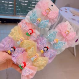 10pcs/set Cute Princess Elsa Hair Clip Mermaid Theme Hair Clip for Holidays Birthdays Daily Wear Perfect Gift Hair Accessories