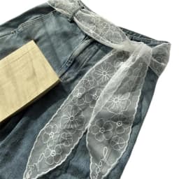 Embroidered White Floral Lace Belt Vintage Sheer Sweet Lace Waist Sash For Jeans, Dresses & Skirts Summer Clothing Accessories