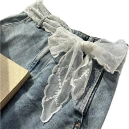 Embroidered White Floral Lace Belt Vintage Sheer Sweet Lace Waist Sash For Jeans, Dresses & Skirts Summer Clothing Accessories