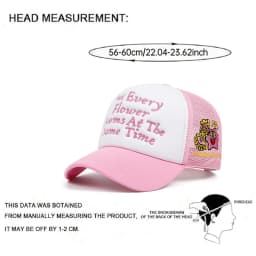 2026 New Creative Fashion Baseball Hat Not Euery Embroidered Street HipHop Hat Daily Leisure Sunshade Skateboarding Hat Mesh Hat