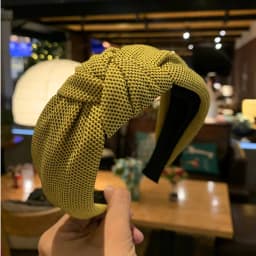 High-End Fabric Knotted Headband Wide Edge Non-Slip Hairband Fashion Women's Hair Accessories
