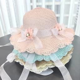 Girls 2pcs Straw Hat Solid Color Outdoor Travel Sun Hat Floral Fisherman Style Children's Fashion Accessory for Girls