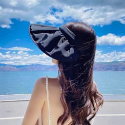 Women's Sun Visor Foldable Sun Hat Wide Brim Summer UV Protection Beach Hat
