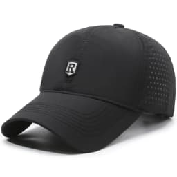 Breathable Quick-Dry Baseball Cap with Ventilation Holes, Unisex Outdoor Sports Sun Hat, Lightweight & UV Protection