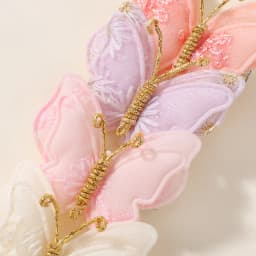 RAINBOW BOWS 4 Pcs / Set Girl Double Butterfly Hair Clips DIY Hairgrip Hat Hair Accessories Set
