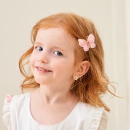 RAINBOW BOWS 4 Pcs / Set Girl Double Butterfly Hair Clips DIY Hairgrip Hat Hair Accessories Set