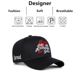 Unisex EL QUE NO ARRIESGA NO GANA Embroidery Baseball Caps Spring Autumn Outdoor Adjustable Casual Hats Sunscreen Hat Sports Cap