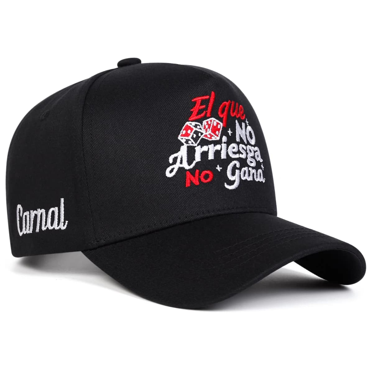 Unisex EL QUE NO ARRIESGA NO GANA Embroidery Baseball Caps Spring Autumn Outdoor Adjustable Casual Hats Sunscreen Hat Sports Cap