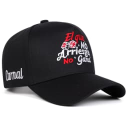 Unisex EL QUE NO ARRIESGA NO GANA Embroidery Baseball Caps Spring Autumn Outdoor Adjustable Casual Hats Sunscreen Hat Sports Cap