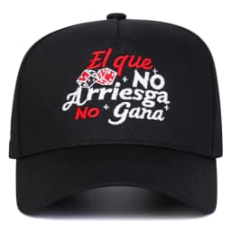 Unisex EL QUE NO ARRIESGA NO GANA Embroidery Baseball Caps Spring Autumn Outdoor Adjustable Casual Hats Sunscreen Hat Sports Cap
