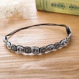 Headband Ethnic Style Headwear Bohemian Accessories Rhinestone Beaded Hairband Elastic Hair Korean Style Headband