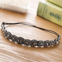 Headband Ethnic Style Headwear Bohemian Accessories Rhinestone Beaded Hairband Elastic Hair Korean Style Headband