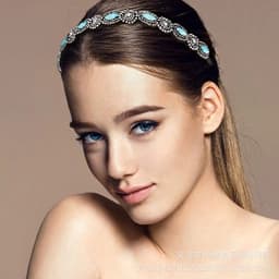 Headband Ethnic Style Headwear Bohemian Accessories Rhinestone Beaded Hairband Elastic Hair Korean Style Headband