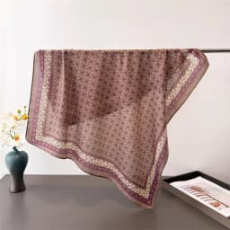 Trendy Print Square Scarf For Women Cotton Velvet Neck Scarf Shawl Warp Elegant Neckerchief Bandanas Ladies Hijab