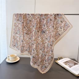 Trendy Print Square Scarf For Women Cotton Velvet Neck Scarf Shawl Warp Elegant Neckerchief Bandanas Ladies Hijab