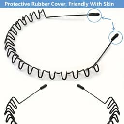 Men's sports hairband, invisible headband, male ponytail hairstyle hair tie, hair bundle for boys' headwear