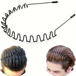 Men's sports hairband, invisible headband, male ponytail hairstyle hair tie, hair bundle for boys' headwear