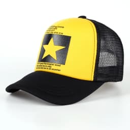Unisfive-pointed Star Printed Baseball Cap Spring Summer Breathable Net Caps Men Women Outdoor Sun Shade Hat Adjustable Wild Hat