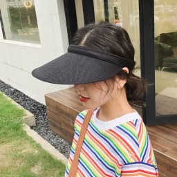 New Fashion Summer Empty Top Sun Hat Women's Casual Adjustable Sun Visor Caps Girls Boy Outdoor Sea Beach Trip Cap