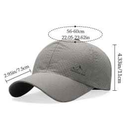Fashion Quick Dry Summer Baseball Cap UV Protection Adjustable Sun Hats Breathable Sports Cap Outdoor