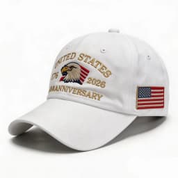 250th Anniversary Twill Baseball Cap Unisex Sun Hat Visor Cap