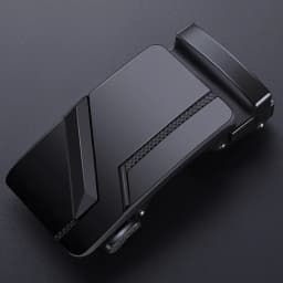 3.5cm Men's Belt Buckle Head Black Matte Automatic Buckle Belt Accessory Classic Buckle