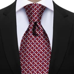 Men's Fashion Silk Tie 7.5cm Soft Novelty Necktie Purple Pink Blue Geometric Pattern Ties For Men Wedding Business Gift