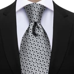 Men's Fashion Silk Tie 7.5cm Soft Novelty Necktie Purple Pink Blue Geometric Pattern Ties For Men Wedding Business Gift