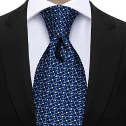 Men's Fashion Silk Tie 7.5cm Soft Novelty Necktie Purple Pink Blue Geometric Pattern Ties For Men Wedding Business Gift