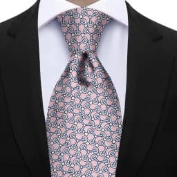 Men's Fashion Silk Tie 7.5cm Soft Novelty Necktie Purple Pink Blue Geometric Pattern Ties For Men Wedding Business Gift