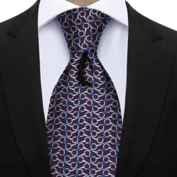 Men's Fashion Silk Tie 7.5cm Soft Novelty Necktie Purple Pink Blue Geometric Pattern Ties For Men Wedding Business Gift